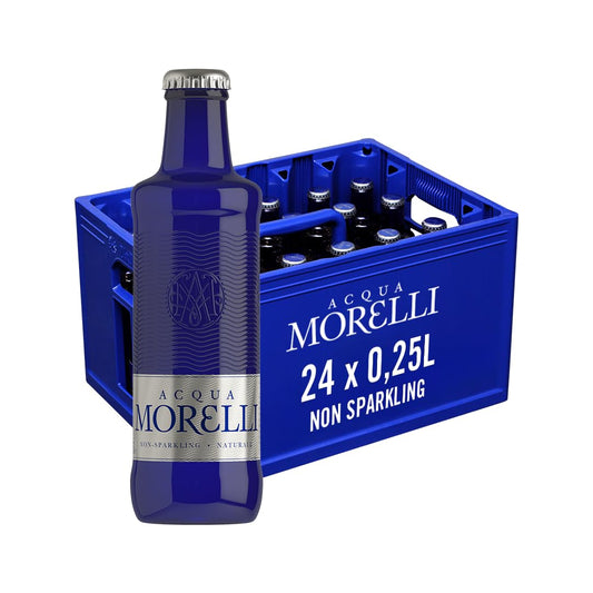 Acqua Morelli sparkling 24x0,25l Glas