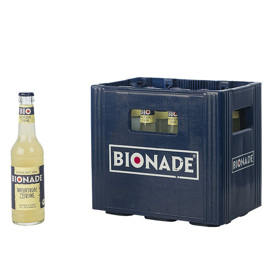 Bionade Naturtrübe Zitrone 12x0,33l Glas