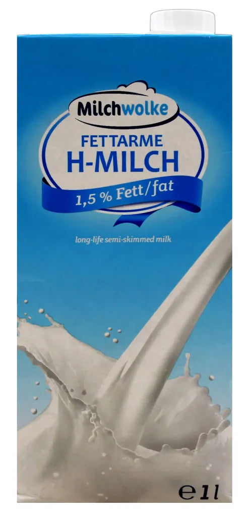 Milchwolke fettarme H-Milch 1,5% Fett 12x1l