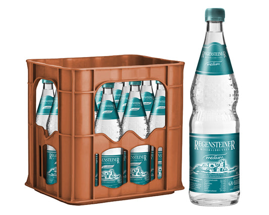 Regensteiner Mineralwasser Medium 12x0,7l Glas