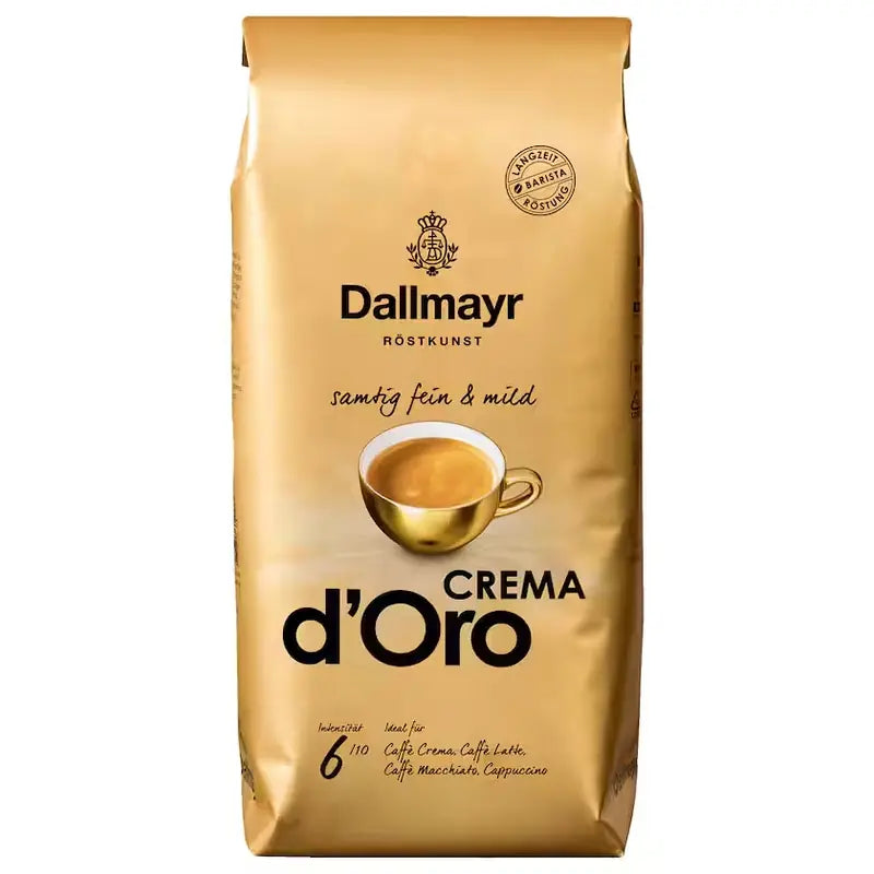 Dallmayr Crema d'Oro Bohnen 1kg – Packung