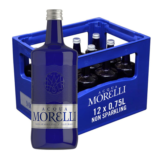 Acqua Morelli sparkling 12x0,75l Glas