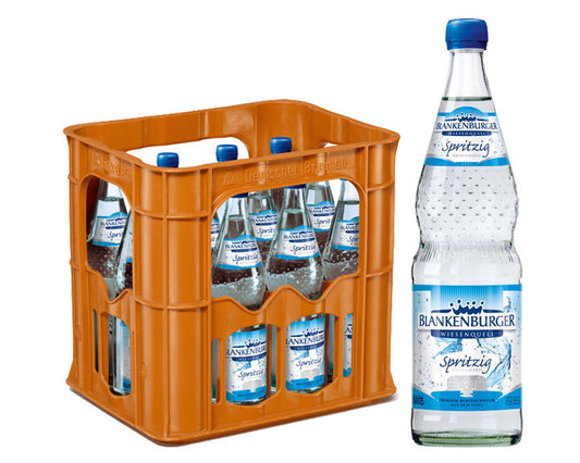 Blankenburger Wiesenquell spritzig 12x0,7l Glas