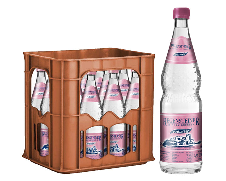 Regensteiner Mineralwasser Naturelle 12x0,7l Glas