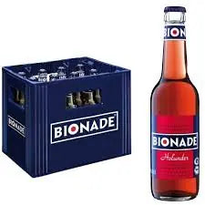 Bionade Holunder 12×0,33l – Kasten mit Glas-Flaschen