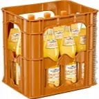 Blankenburger Wiesenquell Orangenlimonade 12×0,75l – Kasten mit Glas-Flaschen