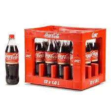 Coca-Cola 12×1l – Kasten mit PET-Flaschen