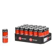Coca-Cola zero sugar 24×0,33l – Stiege mit Dosen