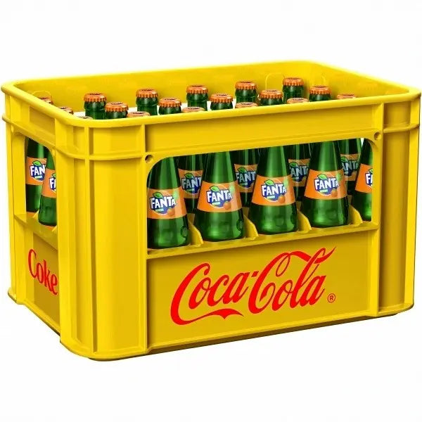 Fanta 24×0,33l – Kasten mit Glas-Flaschen