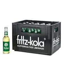 fritz-limo Melonenlimonade 24×0,33l – Kasten mit Glas-Flaschen