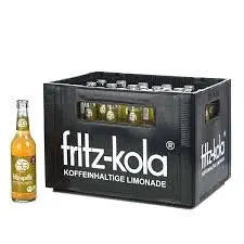 fritz-spritz Bio Apfelschorle 24×0,33l – Kasten mit Glas-Flaschen