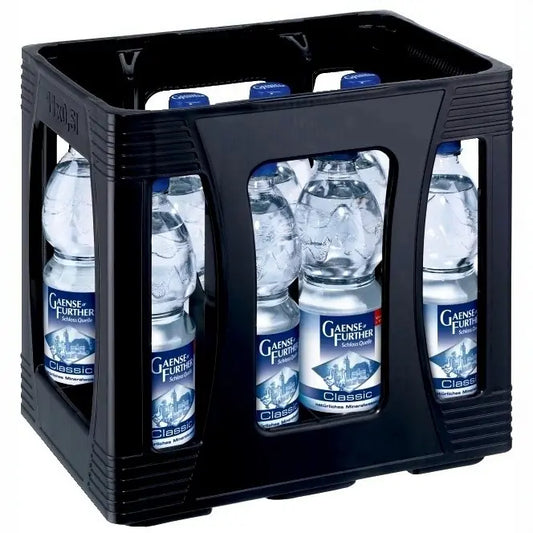 Gaensefurther Schloss Quelle Classic 11×0,5l – Kasten mit PET-Flaschen
