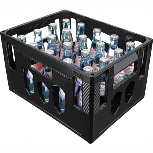 Lichtenauer Mineralwasser Pur 20×0,25l – Kasten mit Glas-Flaschen