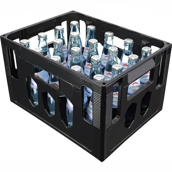 Lichtenauer Mineralwasser Spritzig 20×0,25l – Kasten mit Glas-Flaschen