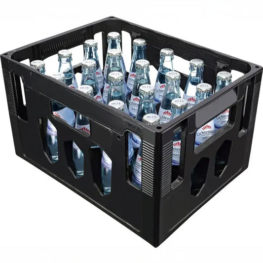 Lichtenauer Mineralwasser Spritzig 20×0,25l – Kasten mit Glas-Flaschen