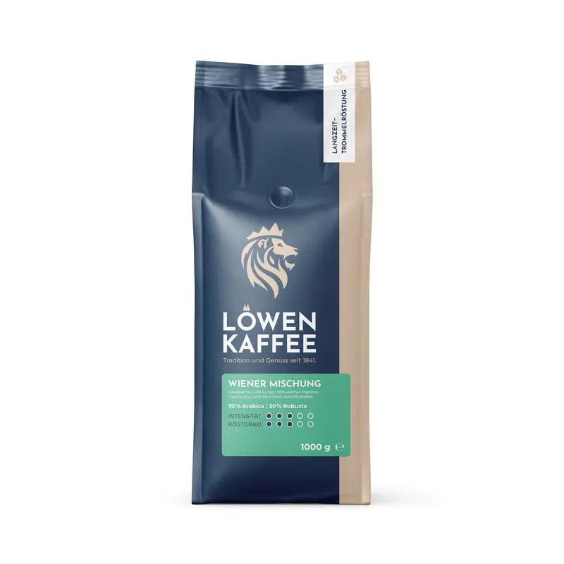 Löwenkaffee Wiener Mischung 1kg – Packung