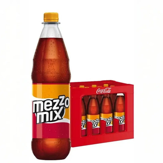 Mezzo Mix 12×1l – Kasten mit PET-Flaschen