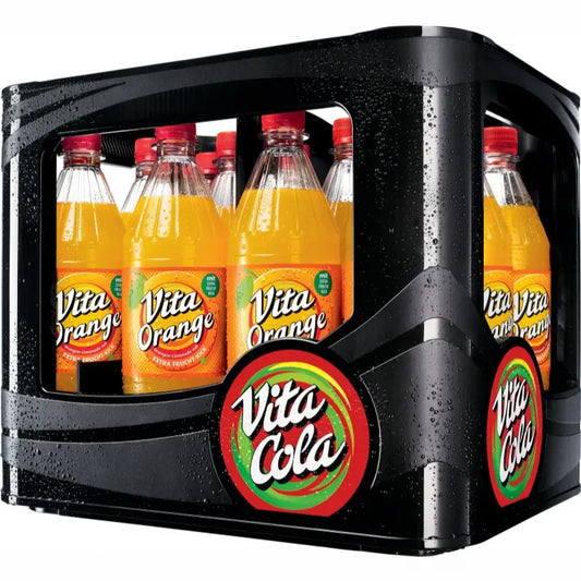 Vita Orange 12×1l – Kasten mit PET-Flaschen